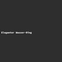 Eleganter Wasser-Ring