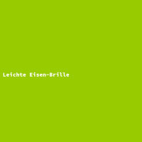 Leichte Eisen-Brille