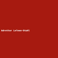 Adretter Leinen-Stuhl