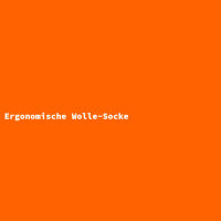 Ergonomische Wolle-Socke
