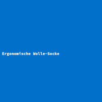 Ergonomische Wolle-Socke