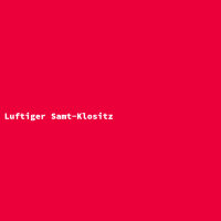 Luftiger Samt-Klositz