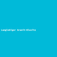 Langlebiger Granit-Klositz