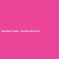 Geschmeidiger Leinen-Klositz