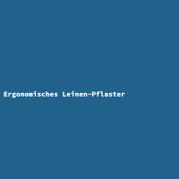 Ergonomisches Leinen-Pflaster