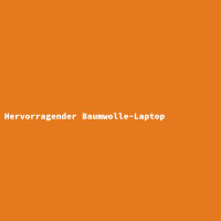 Hervorragender Baumwolle-Laptop