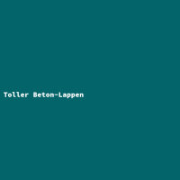 Toller Beton-Lappen