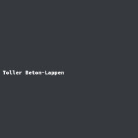 Toller Beton-Lappen
