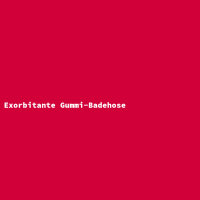Exorbitante Gummi-Badehose