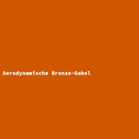 Aerodynamische Bronze-Gabel