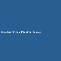 Geschmeidiges Plastik-Messer