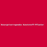 Besorgniserregendes Kunststoff-Pflaster