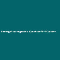 Besorgniserregendes Kunststoff-Pflaster