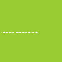 Lebhafter Kunststoff-Stuhl